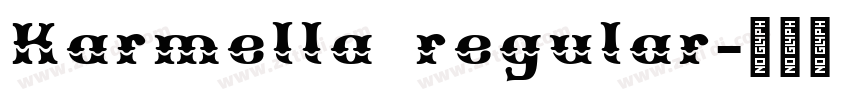 Karmella regular字体转换
